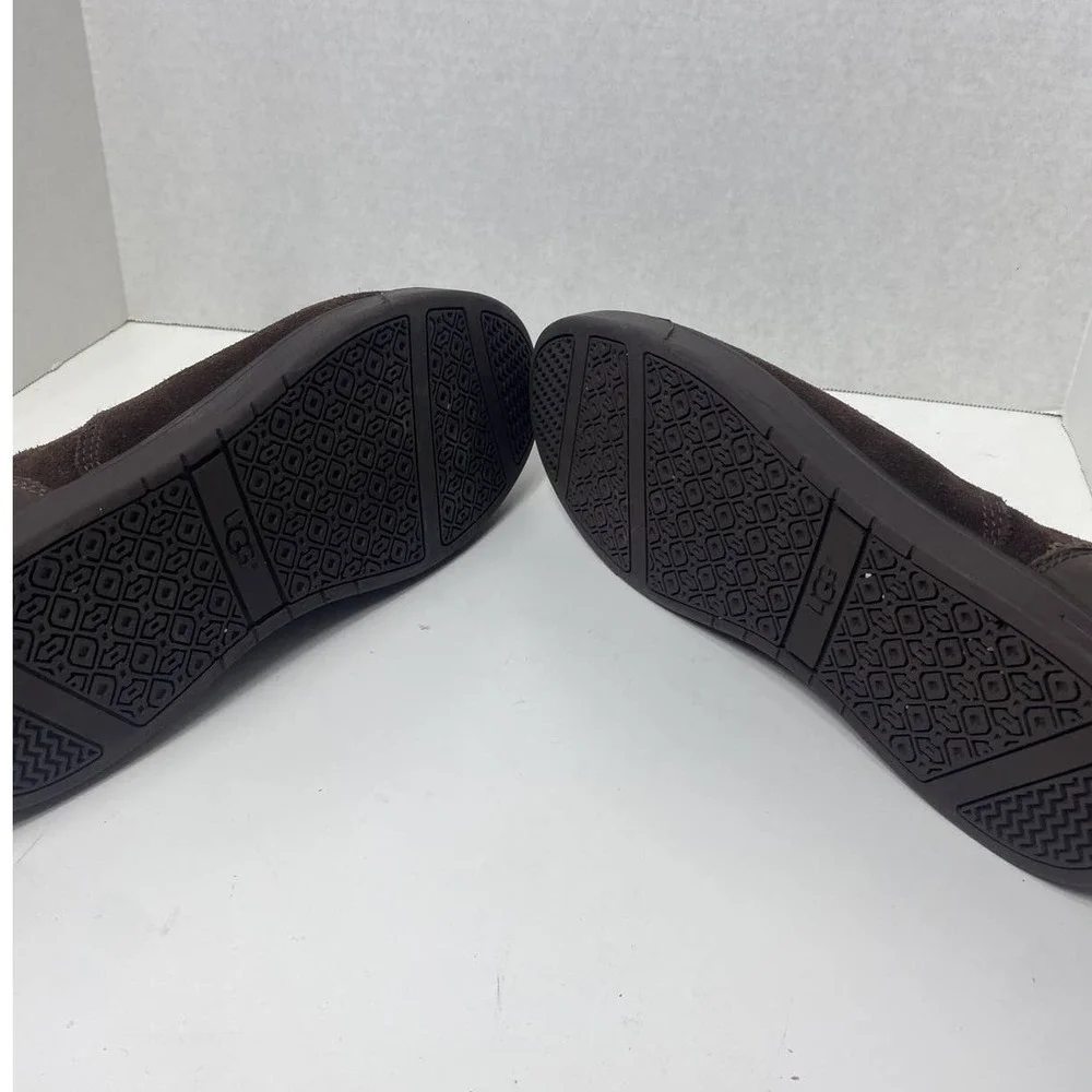 UGG Men's Dark Brown Suede Lace Up Casual Sneaker Size 9 - Picture 7 of 7